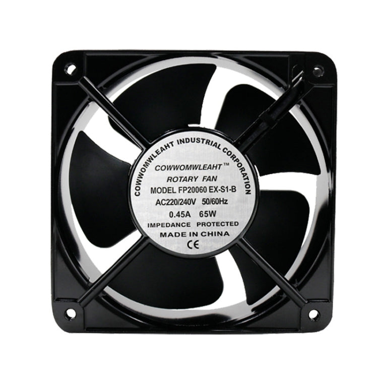 FP20060 220V 20cm Chassis Cabinet Metal Case Low Noise Cooling Fan - Fan Cooling by buy2fix | Online Shopping UK | buy2fix