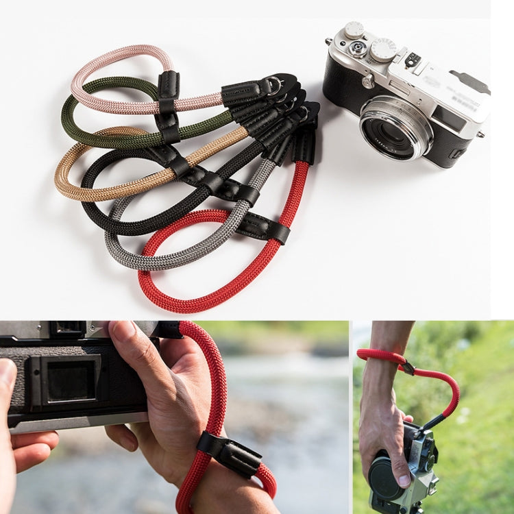 Climbing Rope Camera Wrist Strap SLR Camera Wear-resistant Bracelet(Red) - Camera Strap by buy2fix | Online Shopping UK | buy2fix