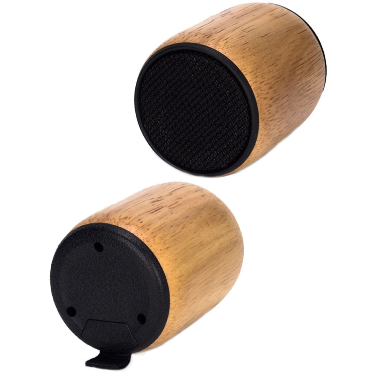 BT811 Mini Wooden Wireless Bluetooth Speaker Support TF Card & 3.5mm AUX(Silver Gray) - Mini Speaker by buy2fix | Online Shopping UK | buy2fix