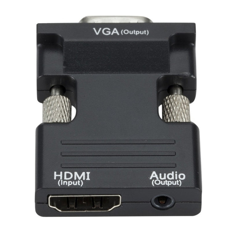 HDMI to VGA Projector HDMI Adapter With Audio Cable Computer HD Converter - Adapter by buy2fix | Online Shopping UK | buy2fix