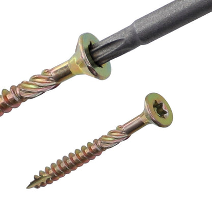 RUITOOL T25 100pcs Woodworking Screws Torx Self Tapping Screws 5 x 80mm - Screws by RUITOOL | Online Shopping UK | buy2fix