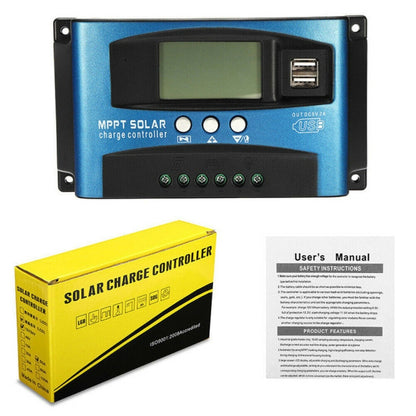YCX-003 30-100A Solar Charging Controller with LED Screen & Dual USB Port Smart MPPT Charger, Model: 12/24V 40A - Others by buy2fix | Online Shopping UK | buy2fix