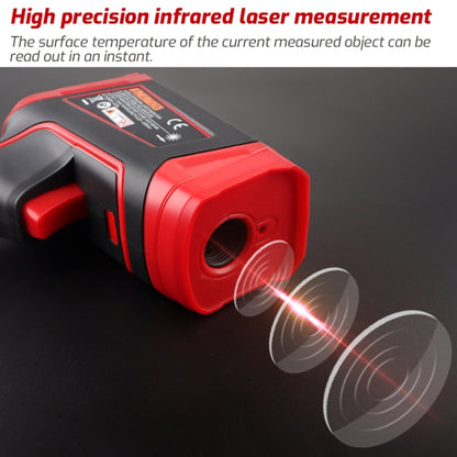 TASI TA603C -32-1680 degrees Celsius Color Screen Infrared Thermometer Industrial Electronic Thermometer - Thermostat & Thermometer by TASI | Online Shopping UK | buy2fix