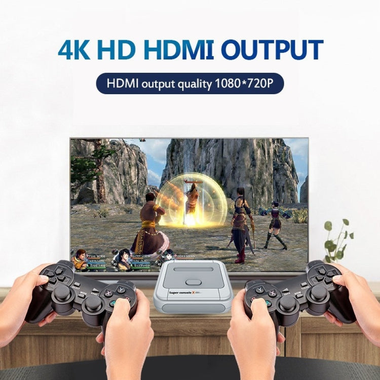 Super Console X 256GB 50000+ Games Wireless 4K HD 3D Double Game Console Box, US Plug - Pocket Console by buy2fix | Online Shopping UK | buy2fix