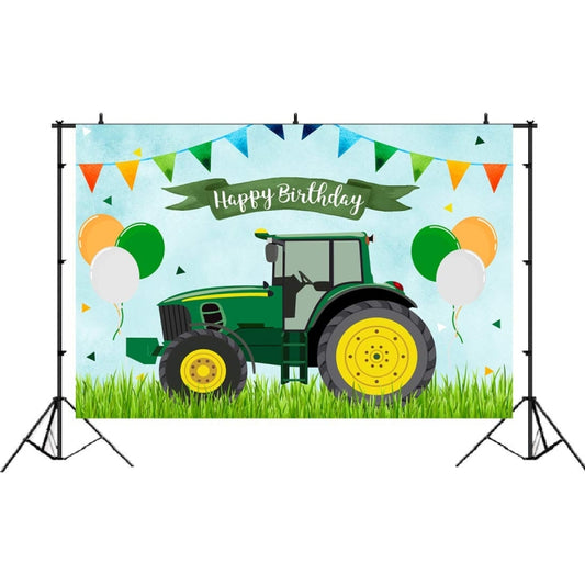 150x100cm Tractor Theme Birthday Backdrop Boy Farm Happy Birthday Background Party Decorations -  by buy2fix | Online Shopping UK | buy2fix