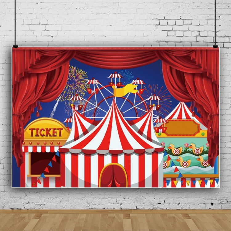 150 x 100cm Circus Clown Show Party Photography Background Cloth Decorative Scenes(MDZ00335) -  by buy2fix | Online Shopping UK | buy2fix