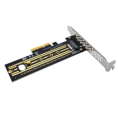 2pcs M.2 Riser Card NVMe SSD to PCI-E X4 4.0 GEN4(Black) - Card Adapter by buy2fix | Online Shopping UK | buy2fix