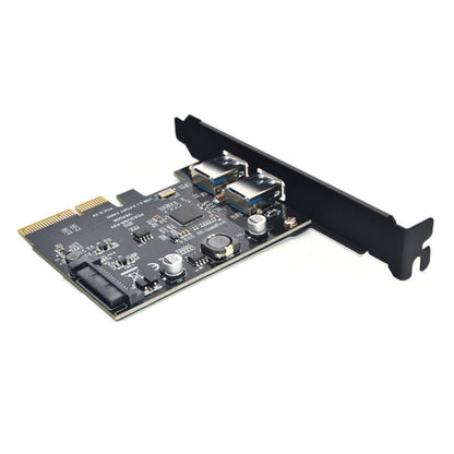 USB3.2 Expansion Card GEN2 Type-A Port ASMedia ASM3142 Transfer 10Gbps(Black) - Card Adapter by buy2fix | Online Shopping UK | buy2fix