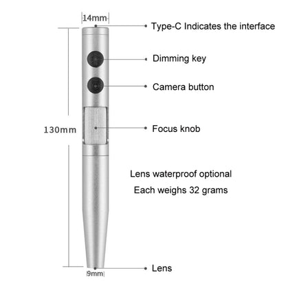 5 Million Digital Electron Microscope Magnifying Dermatoscope, Specification: B008 Waterproof+10 inch Screen - Digital Microscope by buy2fix | Online Shopping UK | buy2fix