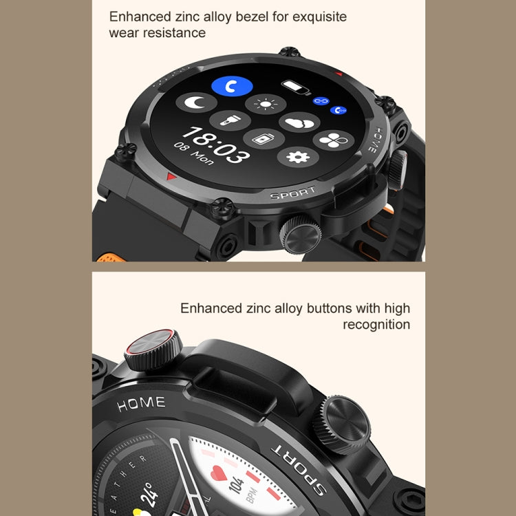 S56T Heart Rate/Blood Oxygen/Sleep Monitoring Bluetooth Call Outdoor Waterproof Smart Watch(Blue) - Smart Watches by buy2fix | Online Shopping UK | buy2fix