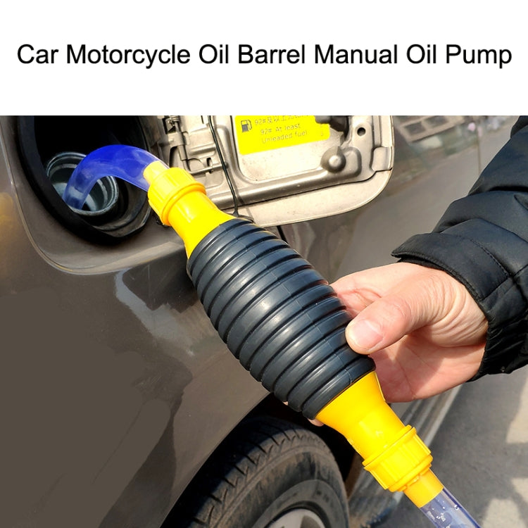 1.5m Car Motorcycle Oil Barrel Manual Oil Pump Self-Priming Large Flow Oil Suction - oil tank tubes & oil pumps by buy2fix | Online Shopping UK | buy2fix