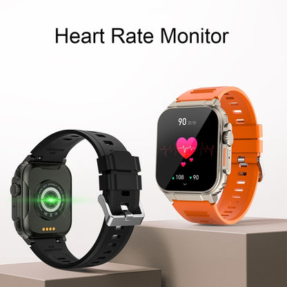 A70 1.96 Inch Health Monitoring Multifunctional IP68 Waterproof Bluetooth Call Smart Watch(Orange) - Smart Watches by buy2fix | Online Shopping UK | buy2fix