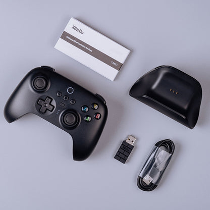 8BitDo Wireless 2.4G Gaming Controller With Charging Dock For PC / Windows 10 / 11 / Steam Deck(Black) - Other Accessories by 8BitDo | Online Shopping UK | buy2fix