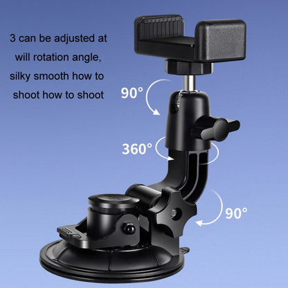 Car Suction Cup Mobile Phone Navigation Live Broadcast Shooting Bracket, Specification: With Bluetooth - Car Holders by buy2fix | Online Shopping UK | buy2fix