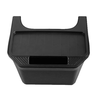 For Tesla Model Y Garbage Can Bin Accessories Rear Center Console Storage Box Organizer, Color: Black - Stowing Tidying by buy2fix | Online Shopping UK | buy2fix