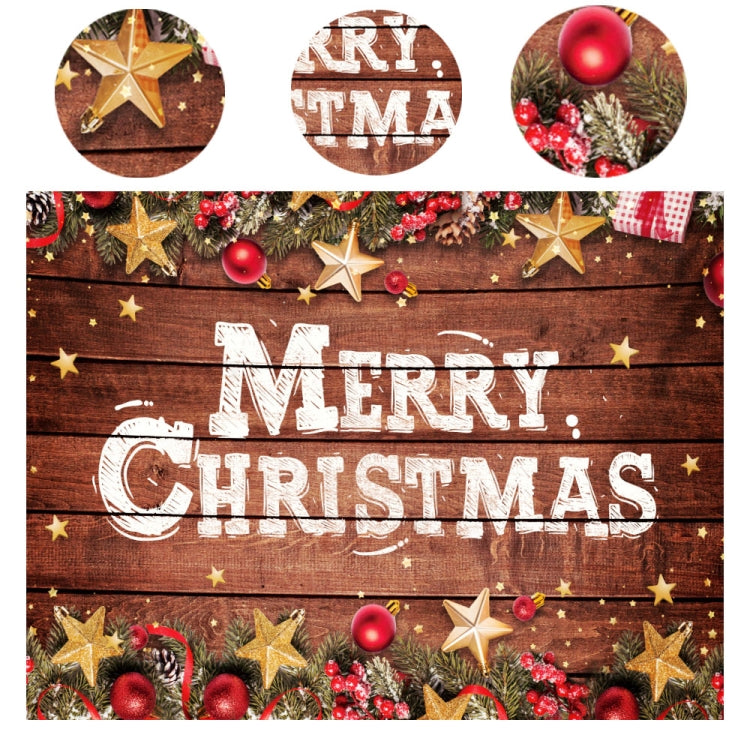 150 x 100cm Peach Skin Christmas Photography Background Cloth Party Room Decoration, Style: 1 - Cartoon by buy2fix | Online Shopping UK | buy2fix