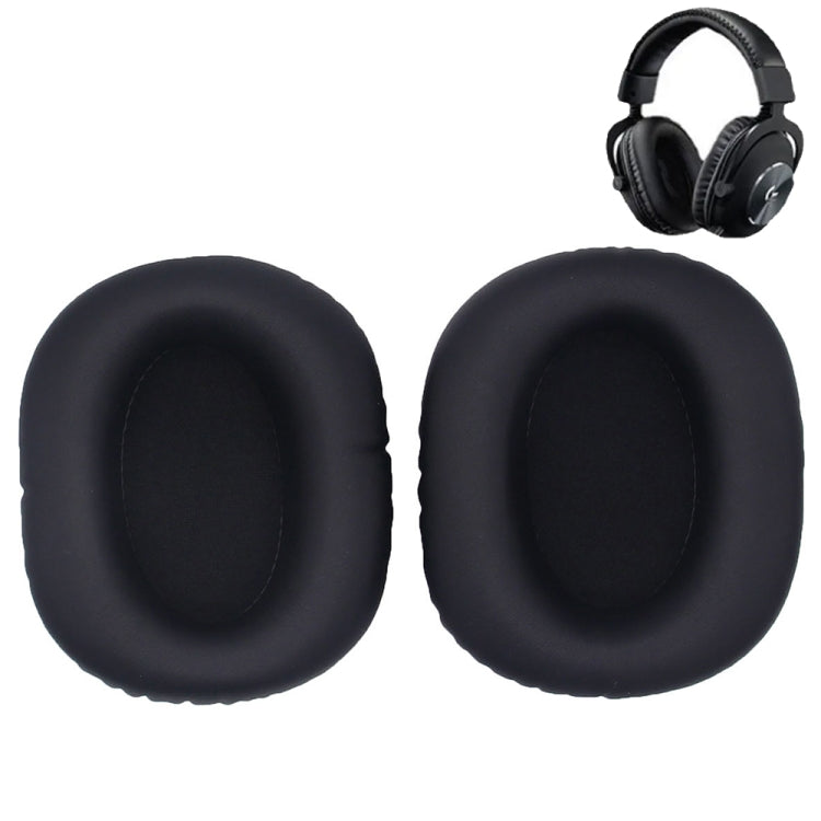 2pcs For Logitech G Pro Headphone Sponge Cover Earmuff Leather Case Headphone Accessories - Earmuff & Pad by buy2fix | Online Shopping UK | buy2fix