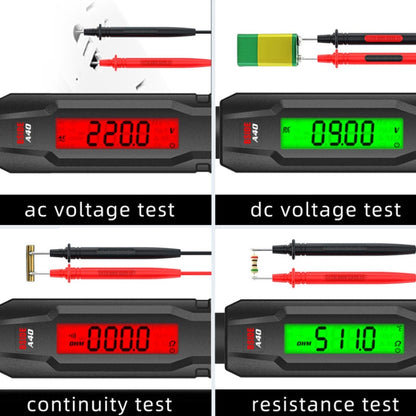 BSIDE A40 Infrared Thermometer Electric Pen Type Intelligent Multimeter VFC Inverter Voltage Tester(English No Battery) - Digital Multimeter by BSIDE | Online Shopping UK | buy2fix