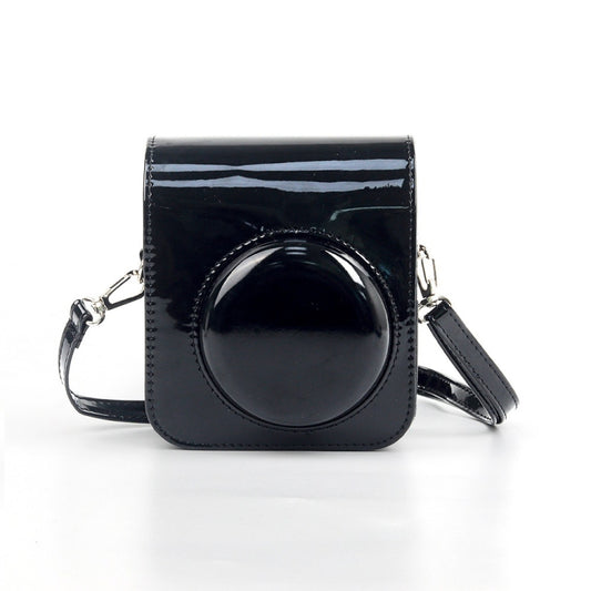 For Polaroid/FUJIFILM Instax Mini12 Mirror Camera Protective Bag(Black) - Leather Bag by buy2fix | Online Shopping UK | buy2fix