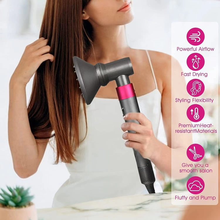 For Dyson Hair Dryer Airwarp Diffusion Nozzle Attachment Clean Brush Kit - Dyson Accessories by buy2fix | Online Shopping UK | buy2fix