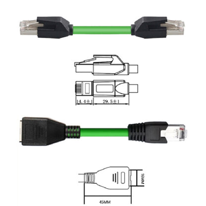 5m CAT6 Double Shielded Gigabit Industrial Cable Vibration-Resistant And Highly Flexible Drag Chain Cable - Lan Cable and Tools by buy2fix | Online Shopping UK | buy2fix