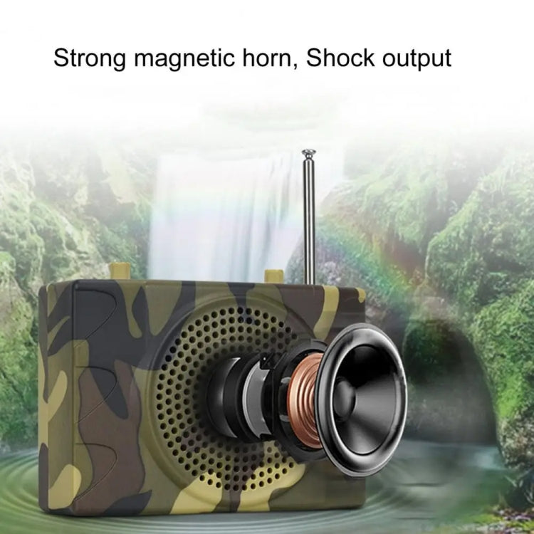 25W  Bluetooth Voice Amplifier Bird Hunting Speaker Supports USB/TF/FM 1000m Remote Control AU Plug(Camouflage) - Midrange Speaker & Frequency Divider by buy2fix | Online Shopping UK | buy2fix