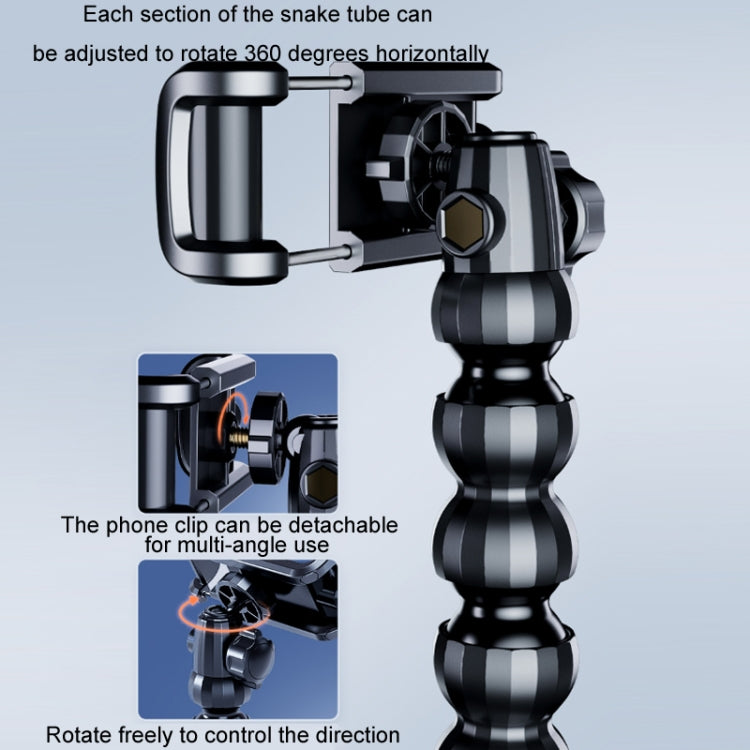 Car Snake-shaped Live Shooting Holder Mobile Phone Holder(2 in 1) - Car Holders by buy2fix | Online Shopping UK | buy2fix