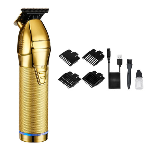 S9 USB Rechargeable Retro Electric Hair Clipper(Gold) - Hair Trimmer by buy2fix | Online Shopping UK | buy2fix