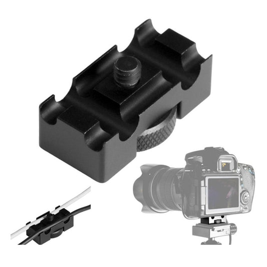 BEXIN Camera Quick Release Plate Data Cable Fixer Holder for Canon EOS 5D Mark IV - Camera Accessories by BEXIN | Online Shopping UK | buy2fix