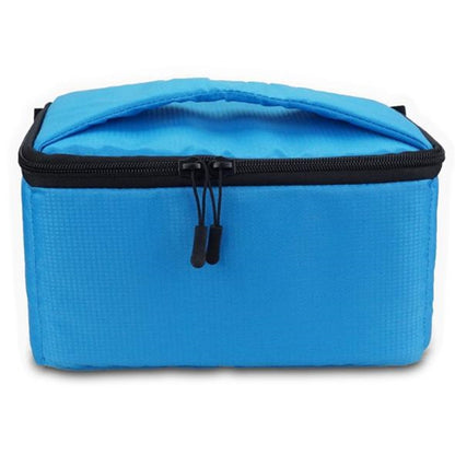 Water-resistant DSLR Padded insert Case Waterproof Zipper Removable Partition Camera Bags(Blue) - Camera Accessories by buy2fix | Online Shopping UK | buy2fix