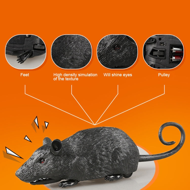 Tricky Funny Toy Infrared Remote Control Scary Creepy Mouse, Size: 21*7cm -  by buy2fix | Online Shopping UK | buy2fix