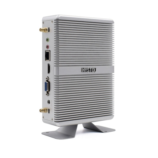 HYSTOU H2 Windows / Linux System Mini PC, Intel Core I3-7167U Dual Core Four Threads up to 2.80GHz, Support mSATA 3.0, 4GB RAM DDR4 + 256GB SSD (White) - Computer & Networking by HYSTOU | Online Shopping UK | buy2fix