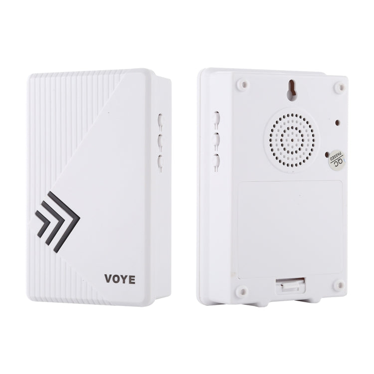 VOYE V022F Home Music Remote Control Wireless Doorbell with 38 Polyphony Sounds (White) - Security by VOYE | Online Shopping UK | buy2fix