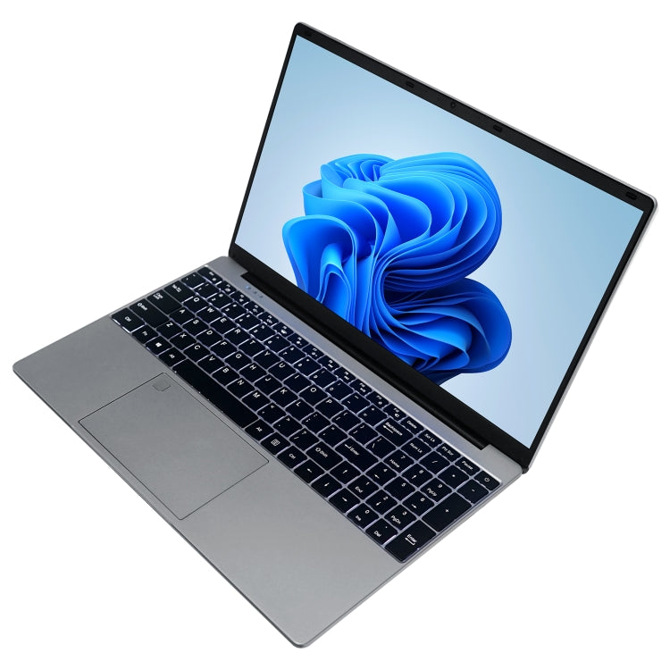 HONGSAMDE HSD1509 Notebook, 15.6 inch, 16GB+512GB, Windows 11 Intel Celeron N95 Quad Core, Support TF Card & WiFi & BT & HDMI, US Plug (Silver Grey) - HONGSAMDE by Hongsamde | Online Shopping UK | buy2fix