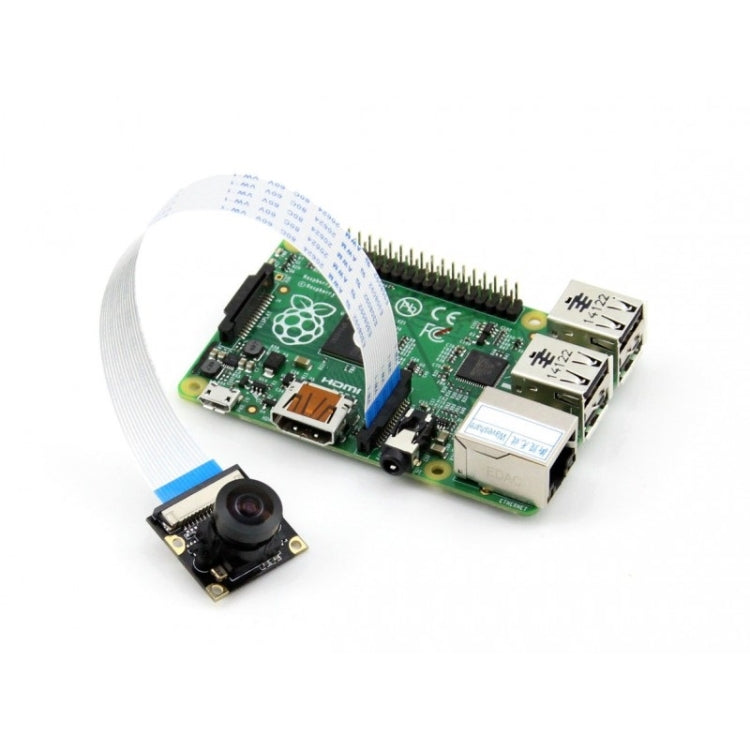 Waveshare RPi Camera (G) Module, Wide Field of View Fisheye Lens - Modules Expansions Accessories by Waveshare | Online Shopping UK | buy2fix