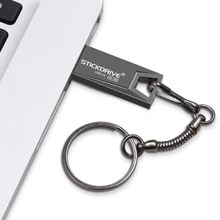 STICKDRIVE 32GB USB 3.0 High Speed Mini Metal U Disk (Black) - USB Flash Drives by StickDrive | Online Shopping UK | buy2fix
